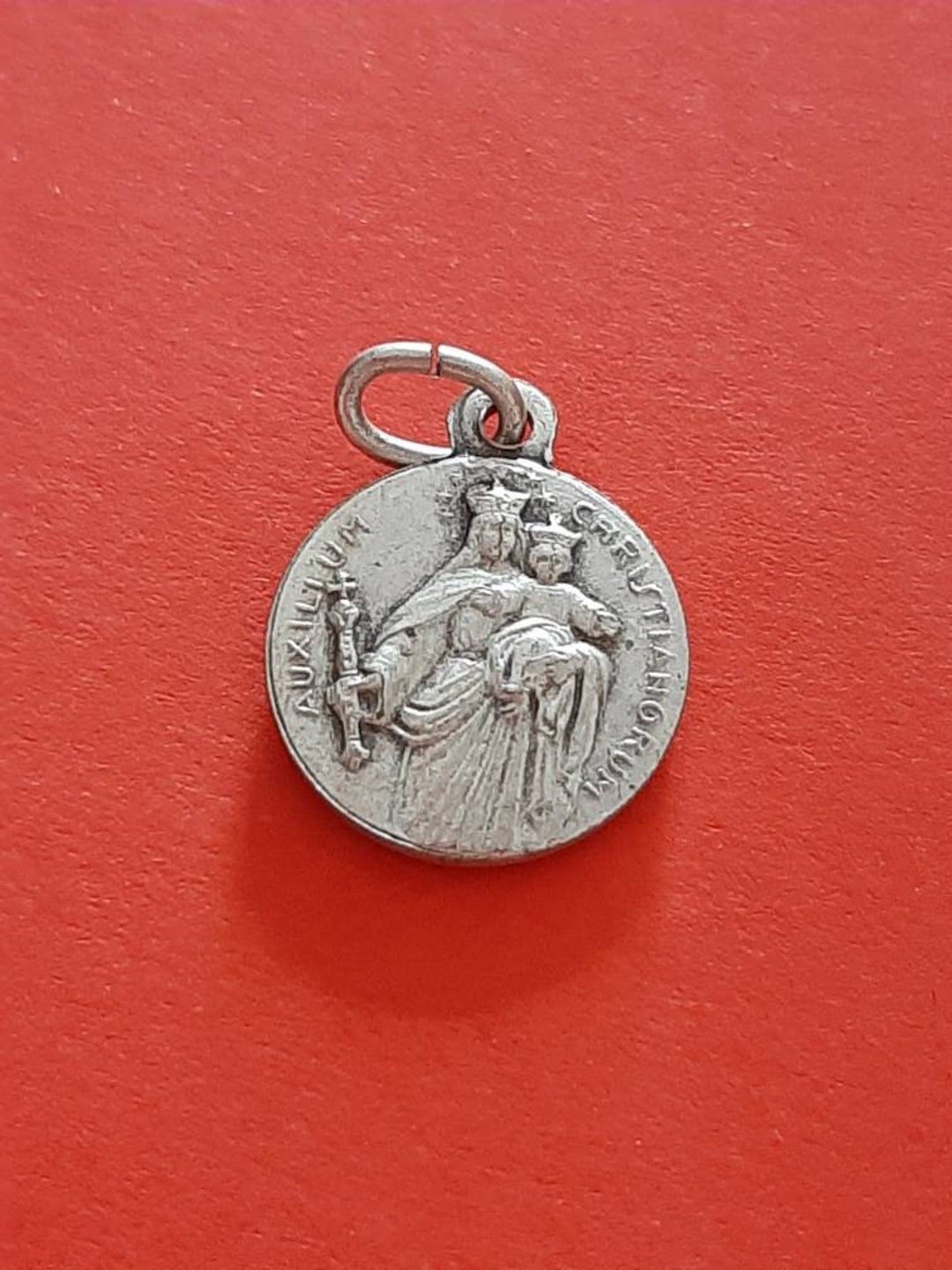 Vintage Religious Catholic French Medal Pendant of St John Bosco ...