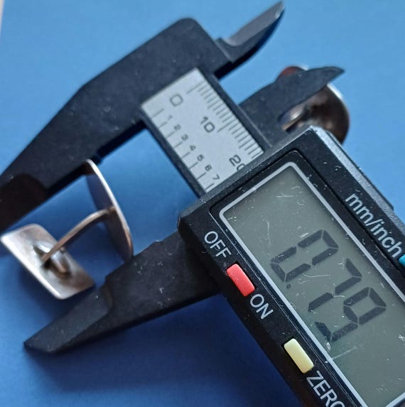 2 boutons de manchettes argent - Montres & Bijoux
