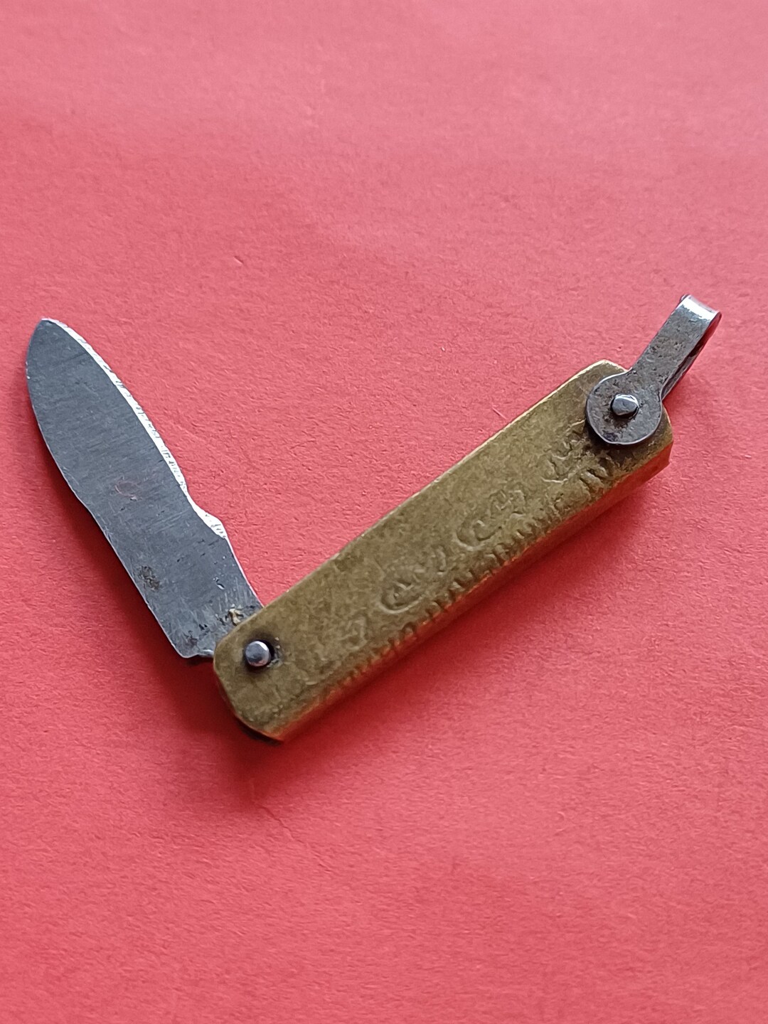 Vintage Pocket Knife India Old Miniature Penknife Etsy