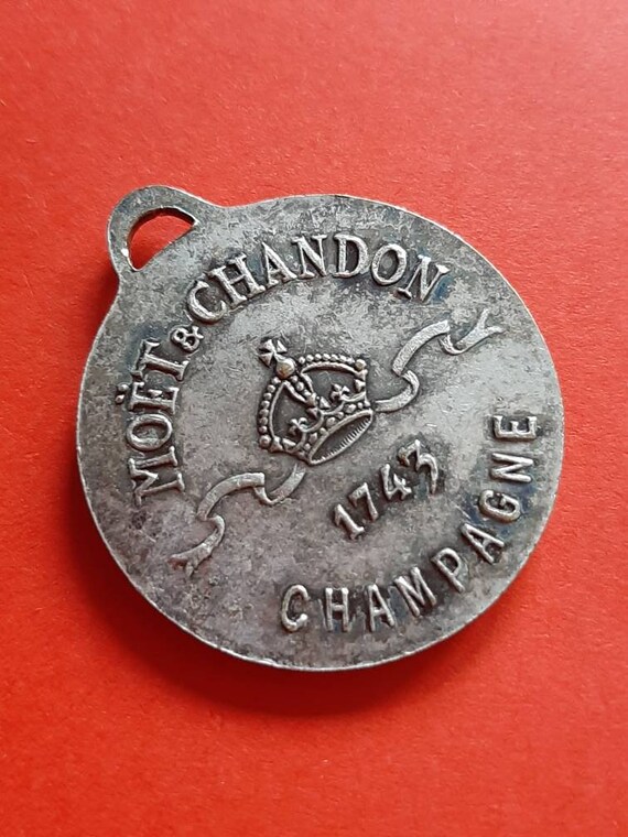 Vintage religious Catholic medal pendant of Dom P… - image 6