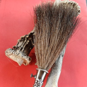 Vintage South German hunter hat brooch, hunting brooch, Oktoberfest brooch, deer pin, deer brooch, wild boar hair pin, Gamsbart