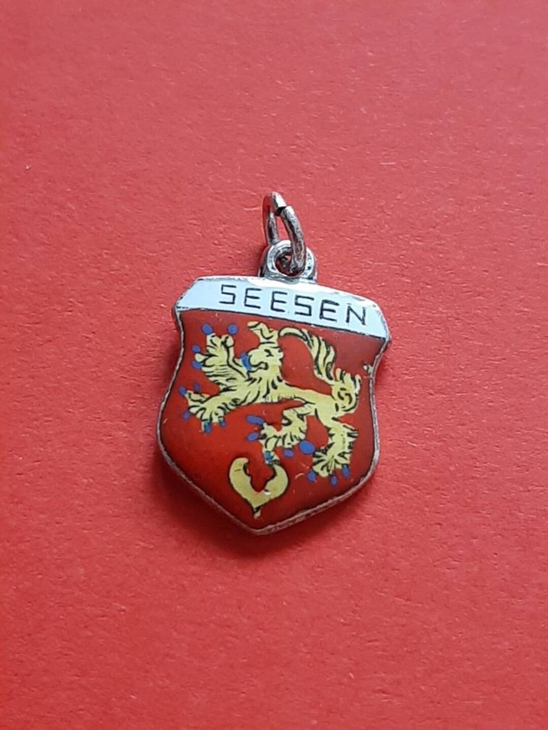 Vintage Silver and Enamel Seesen Charm, Seesen Germany, Heraldry Seesen,  Coat of Arms Seesen - Etsy Israel
