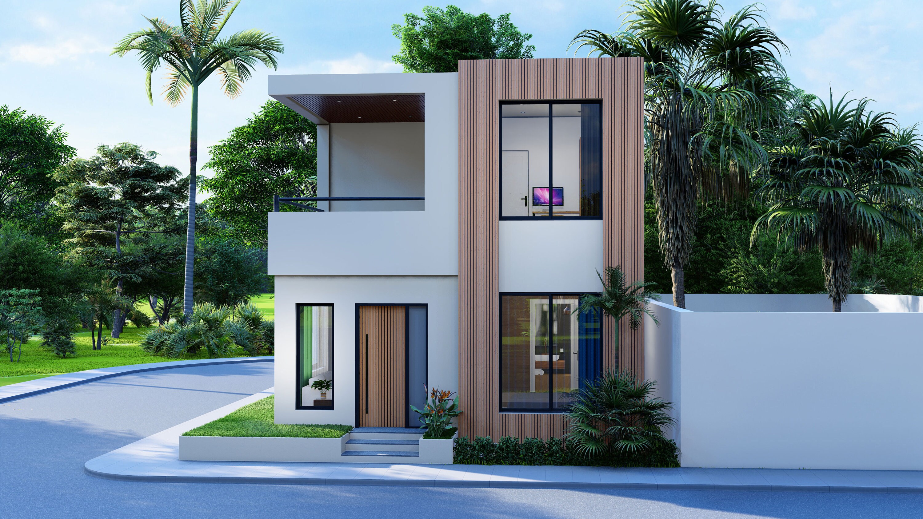 Modern Duplex Plans - Etsy