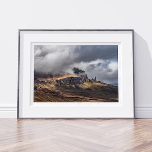 Old Man of Storr Print: Moody Isle of Skye Highland Landscape