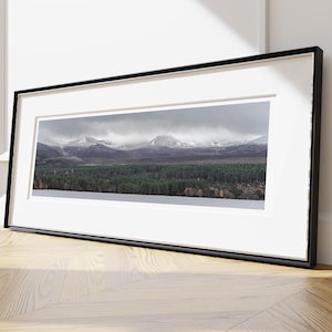 Cairngorm Mountains Print: Scottish Highlands Landscape Wall Art