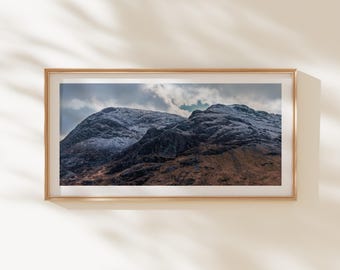 Scottish Mountain Landscape Panoramic Wall Art