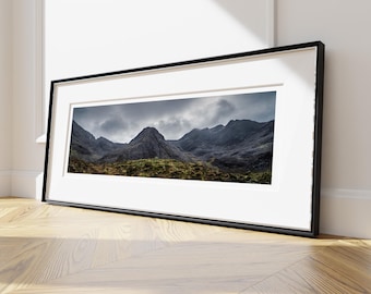 Panoramic Isle of Skye Mountain Landscape Wall Art