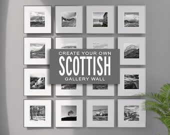 Black & White Scotland Gallery Wall Art Prints