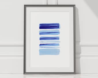 Abstract Watercolour Print