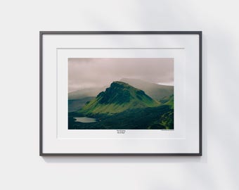 Isle of Skye Print | Scottish Mountain Landscape