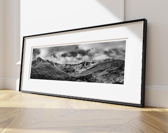 Panoramic Scottish Landscape Wall Art Print