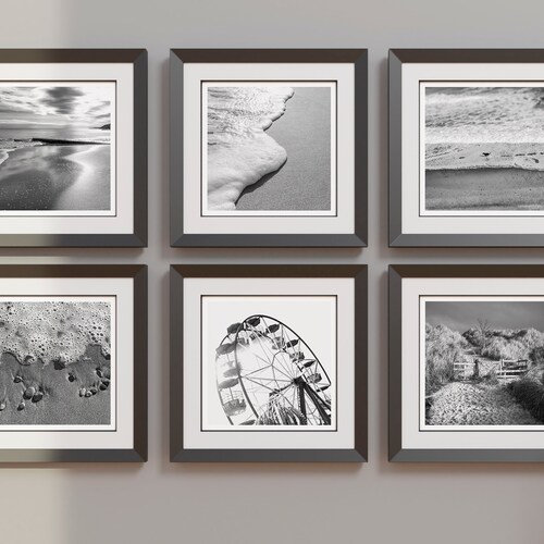 Coastal Wall Art Set of 6 Prints California Set of 6 Gallery Etsy