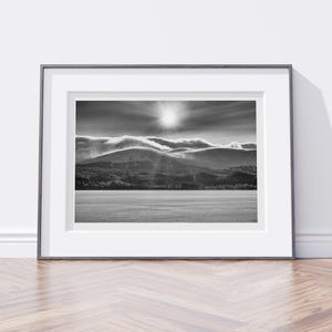 Black & White Scottish Landscape Print