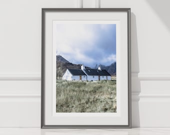 Scottish Glencoe Cottage Print