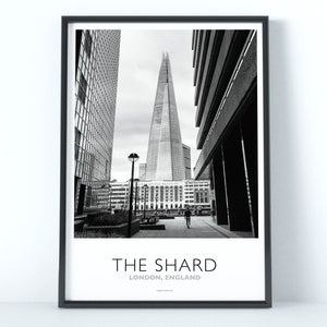 Black & White London Wall Art Travel Print