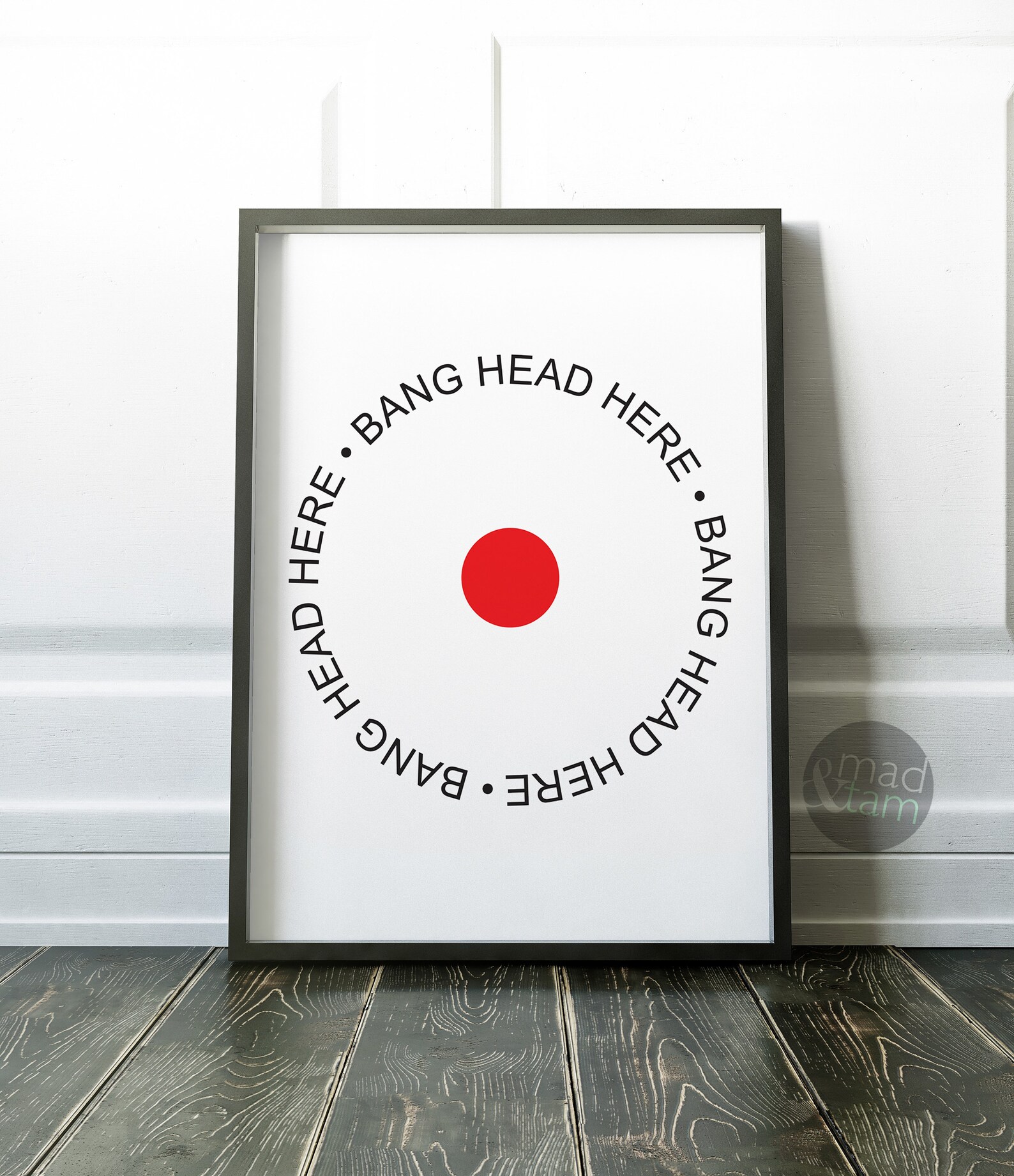 Bang Head Here Printable - Printable Word Searches