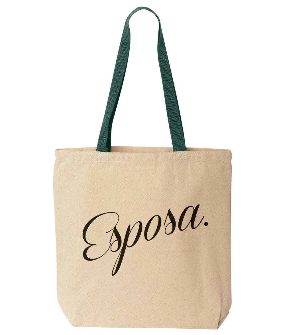 Esposa Cotton Canvas Tote Bag. Wife Totes Bag. Funny Tote. - Etsy