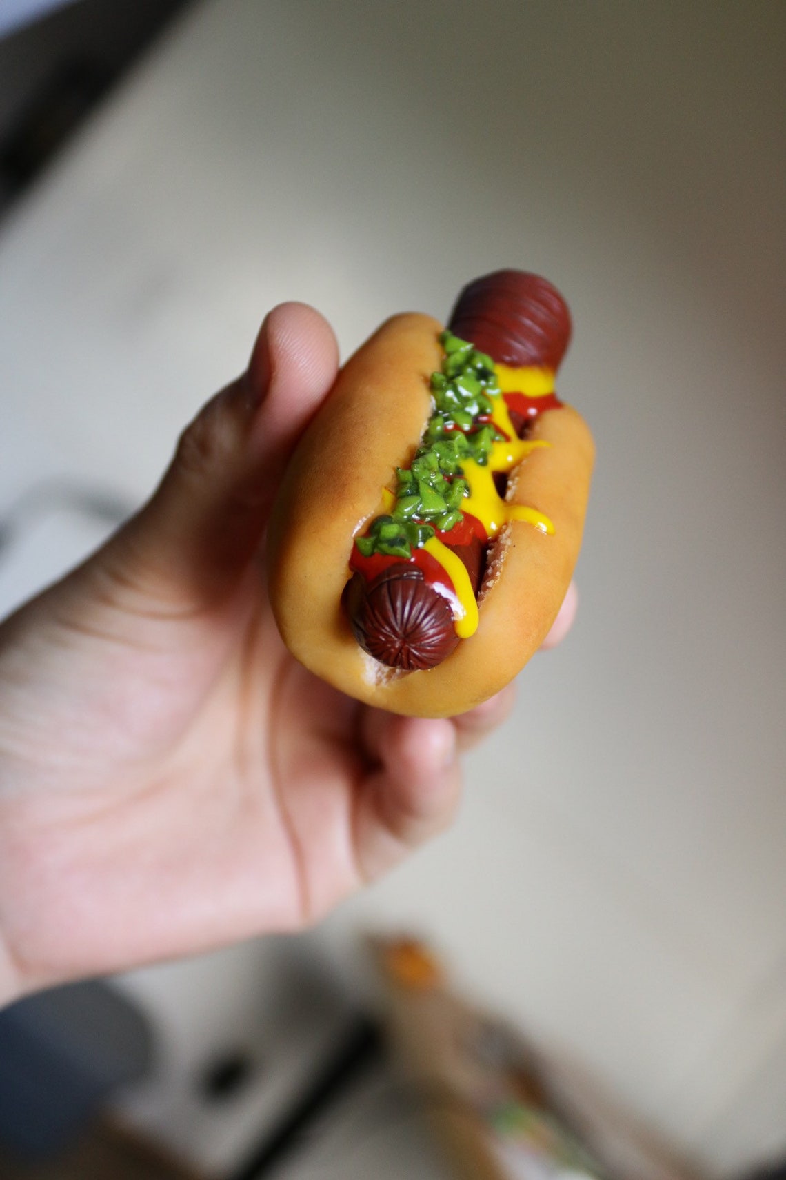 Pet Hot Dog Creature Realistic Weirdcore Figurine | Etsy Hong Kong