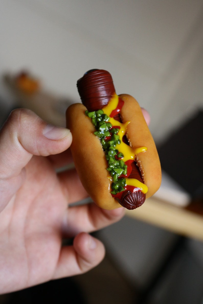 Pet Hot Dog Creature Realistic Weirdcore Figurine | Etsy Hong Kong