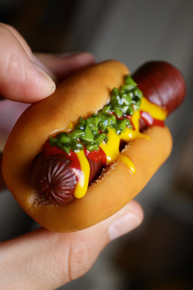 Pet Hot Dog Creature Realistic Weirdcore Figurine | Etsy Hong Kong