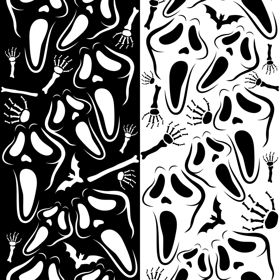 Halloween Digital Halloween Background Halloween Set With - Etsy