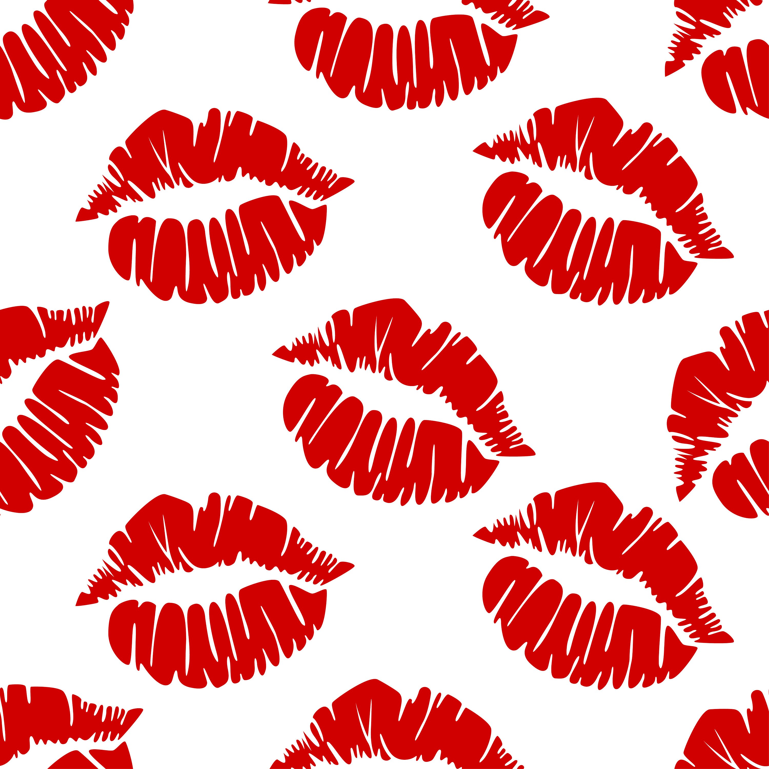Lips Patternslips Digital Paper Packkiss Scrapbooking Etsy