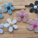 Daisy Bon Bon Clip on Earringsstud / Post White Yellow - Etsy
