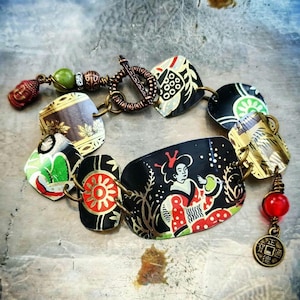 Japanese Art Bracelet - Etsy