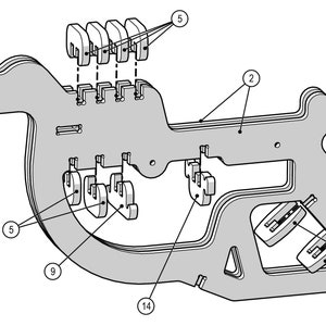 Pistolet de ping-pong, jeu de tir de balles de ping-pong, jouet pour enfant fait main, pistolet jouet, fichier CNC, plan vectoriel découpé au laser image 9