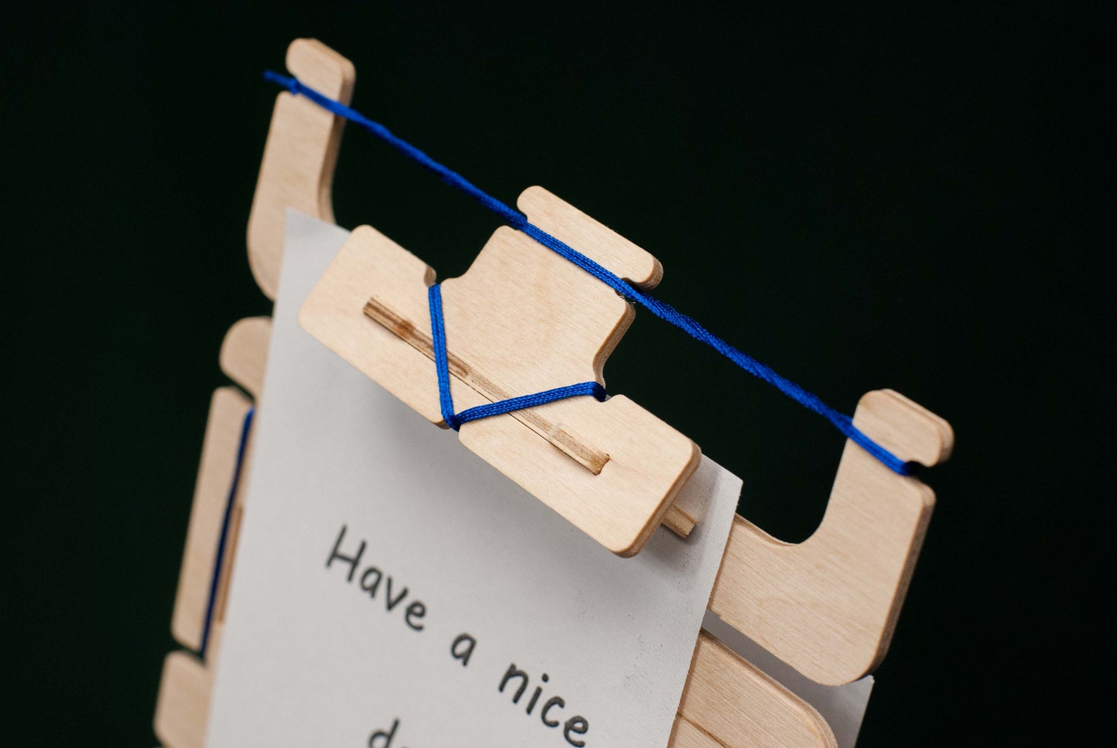 Note Paper Holder Wooden Memo Paper Holder Desk Organizer Etsy