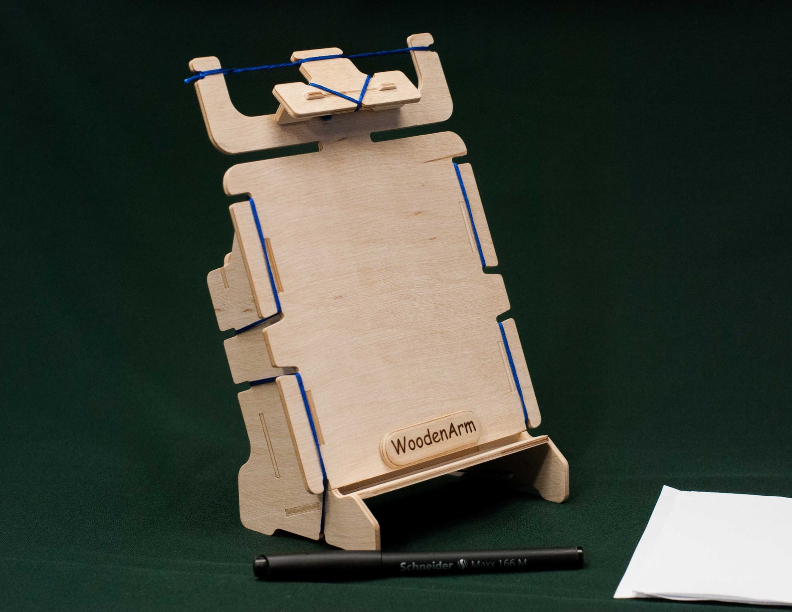 Note Paper Holder Wooden Memo Paper Holder Desk Organizer Etsy