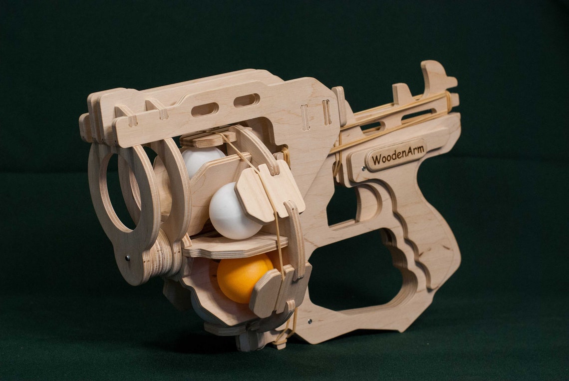 Ping Pong Gun Ping Pong Ball Shooter Handmade Child's Etsy