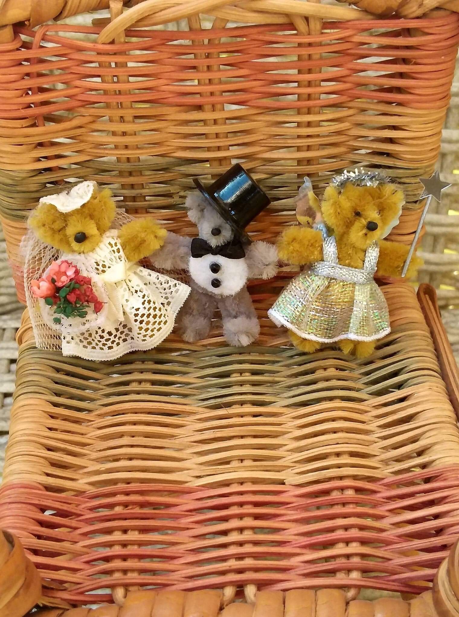 Antique teddy bear in old dress - Etsy 日本