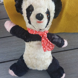 Old panda teddy bear - Etsy 日本