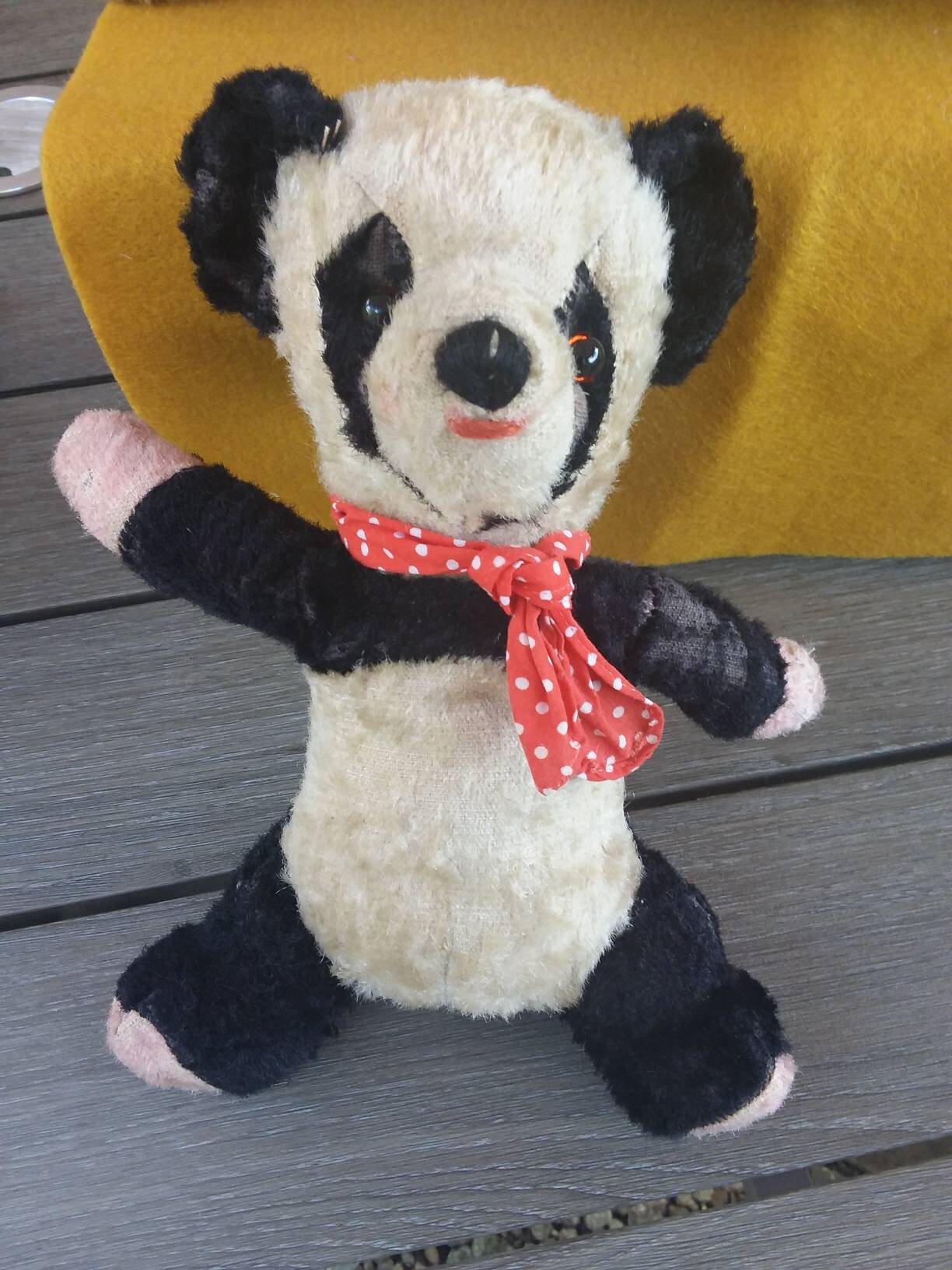1960s plush panda - Etsy 日本
