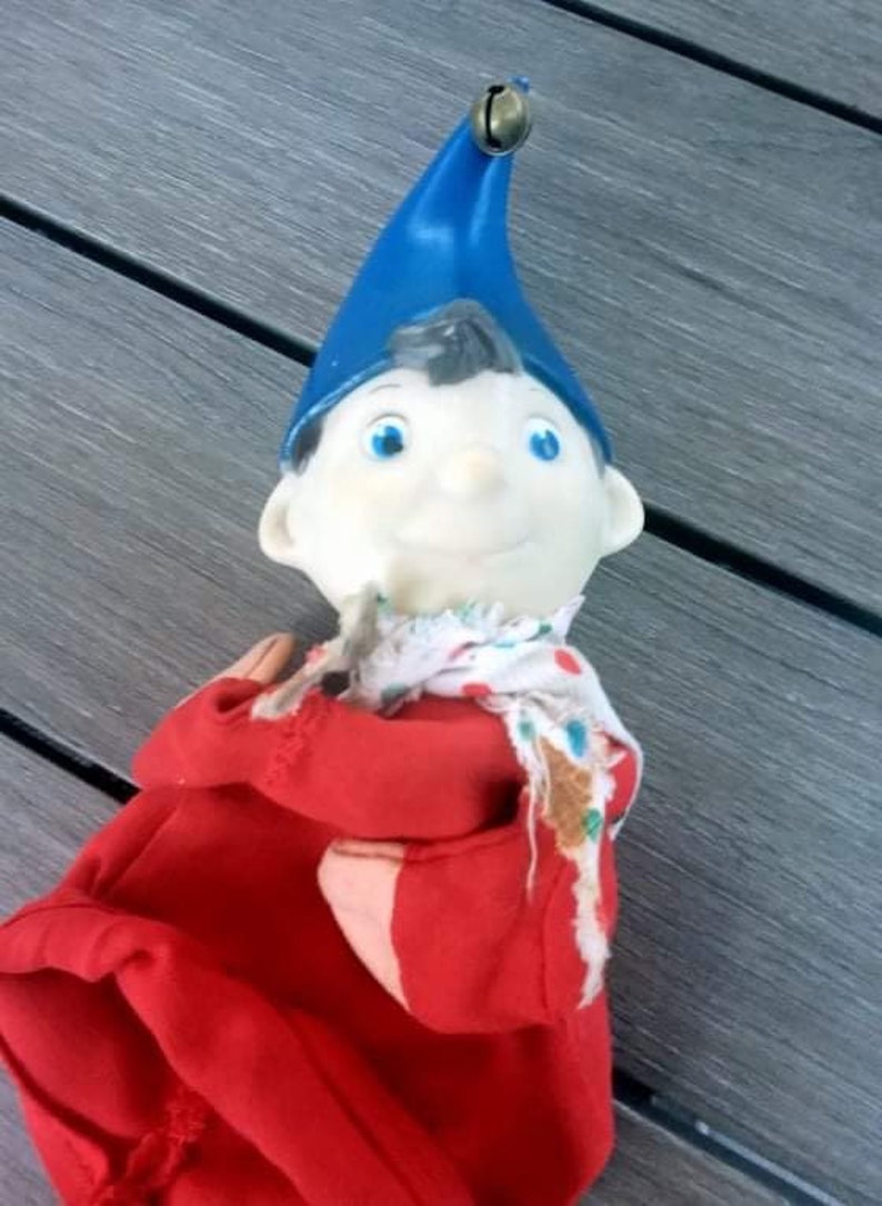 10” Chad Valley Noddy Glove Hand Puppet From 1950s With a Jingly Bell ...