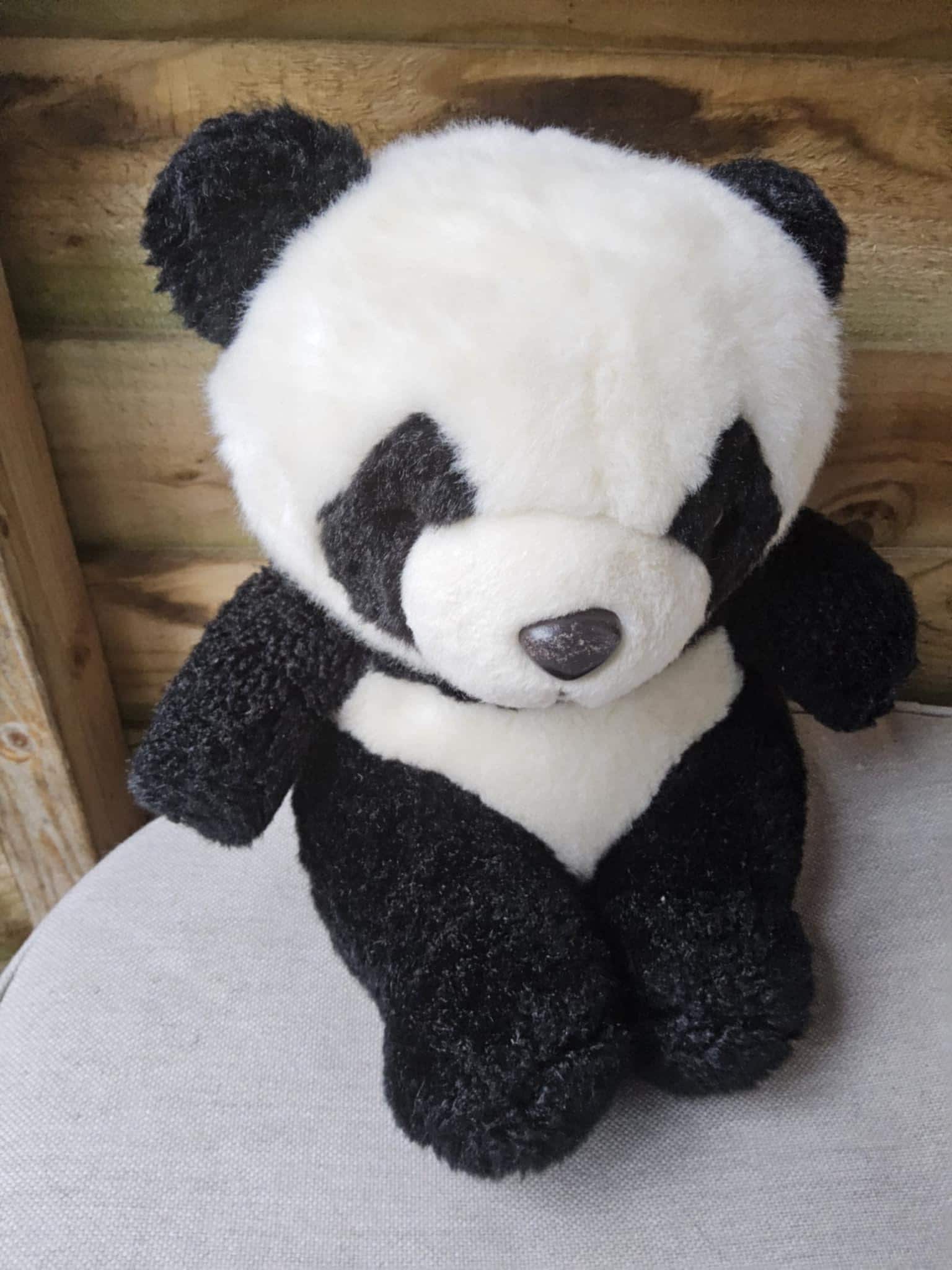 Vintage stuffed panda bear - Etsy 日本