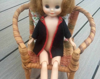 Betsy McCall doll/with jacket/gc/50s