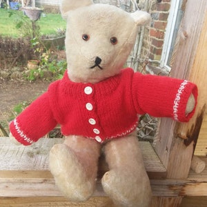 Vintage 1940&#39;s english worn bear/ but handsome still