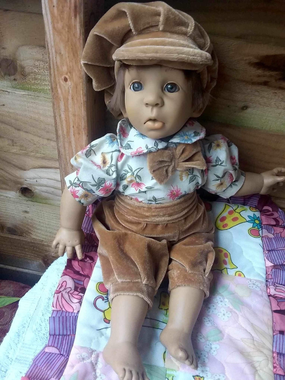 Vintage Spanish Artesania Boy Doll/90s/art Marca Etsy