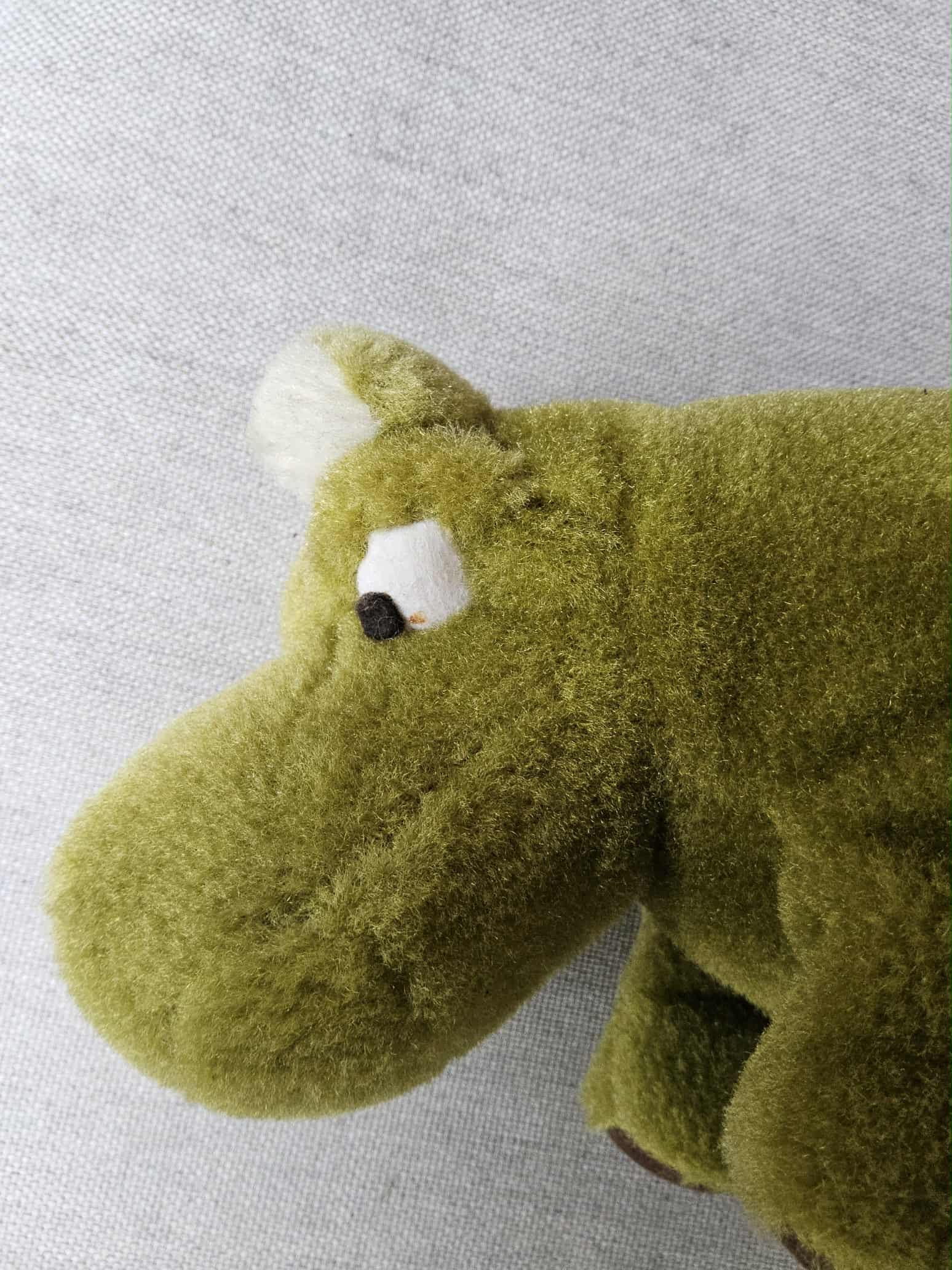 Merrythought Green Plush Hippo/gc/c8 - Etsy Denmark