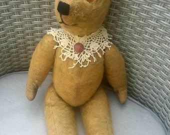 Lovely vintage english bear/40s/jointed/C4