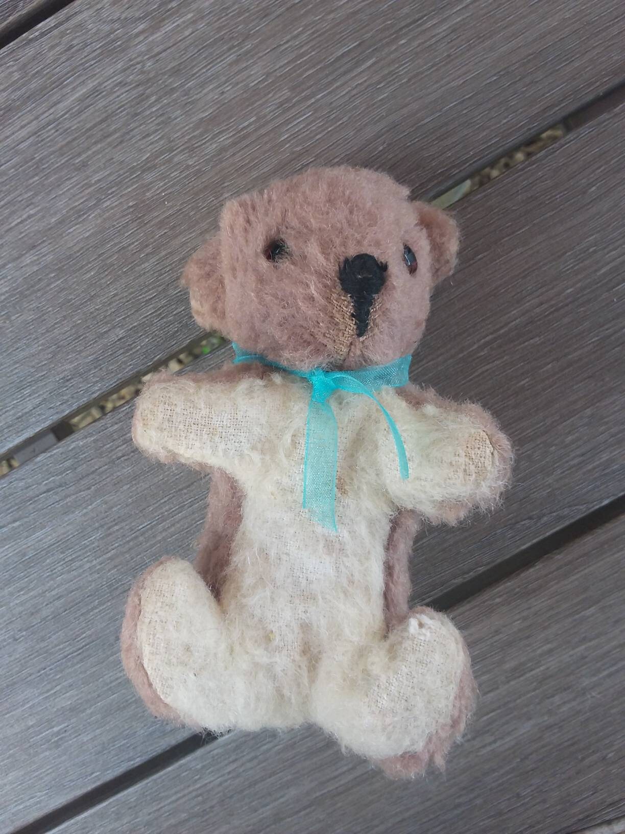 Ancienne Peluche / Doudou - Années 1950/1960 - Europe - Ourson Vintage