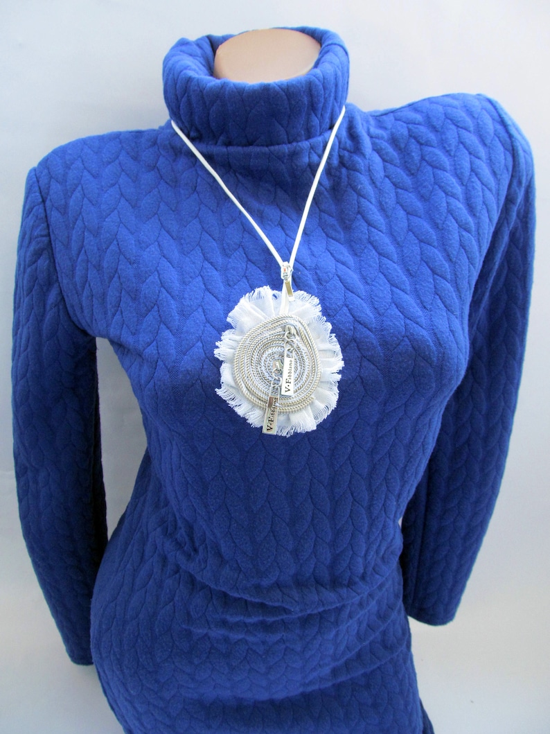 Zipper necklace Zipper jewelry Zipper accessories Suede cord jewelry Fabric jewelry suede choker Long choker