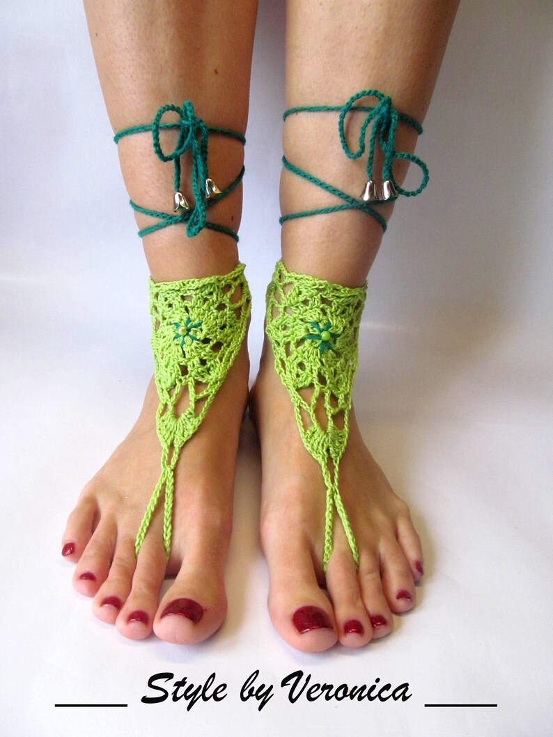footless beach sandals