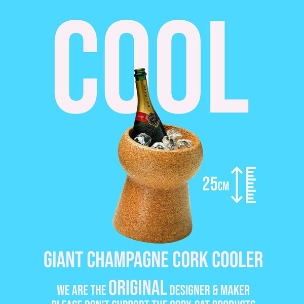 XL Champagne Cork Cooler, CUSTOMISE 4 FREE