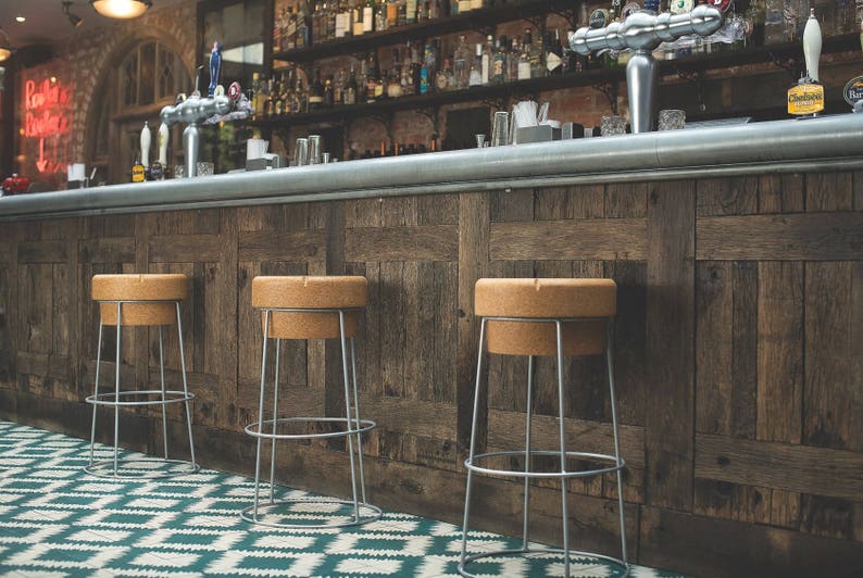 Tall Champagne Cork Bar Breakfast Stools Image 0