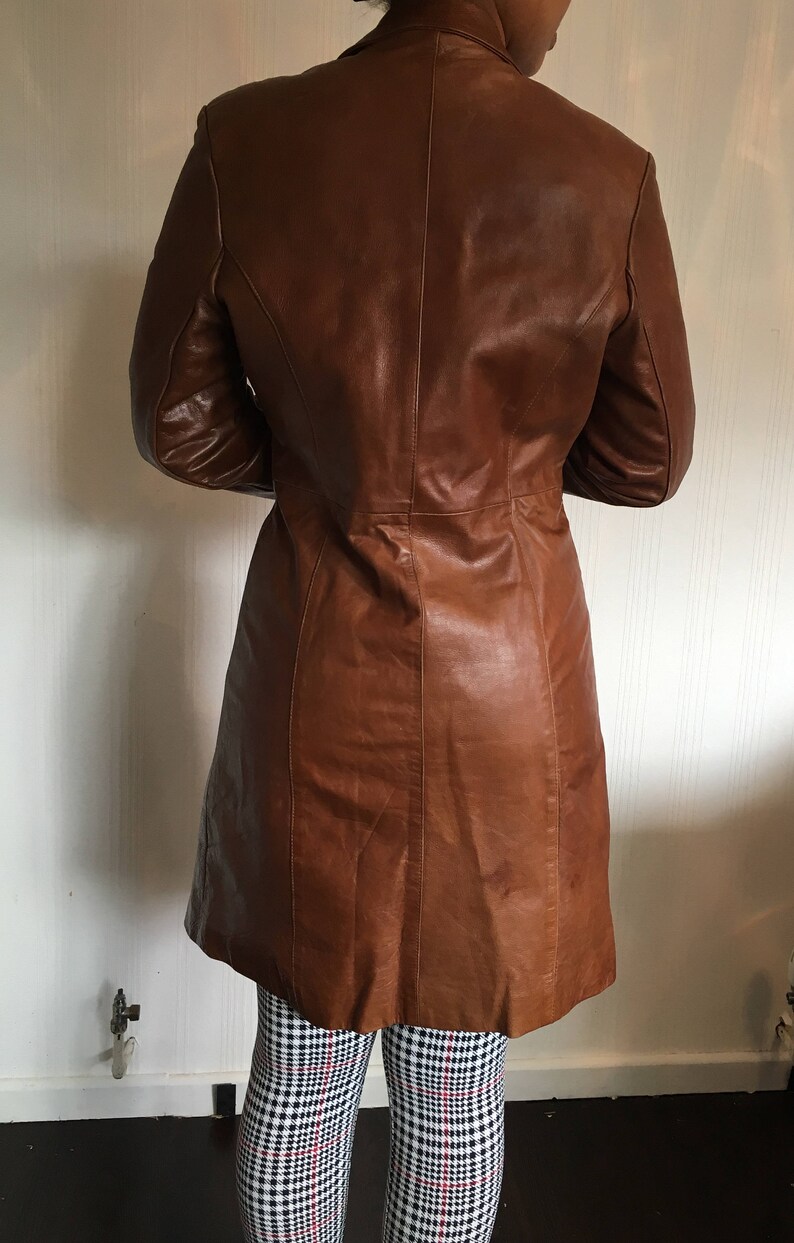 Vintage leather coat