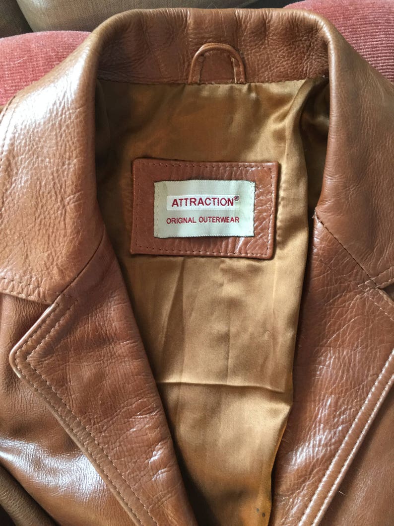Vintage leather coat