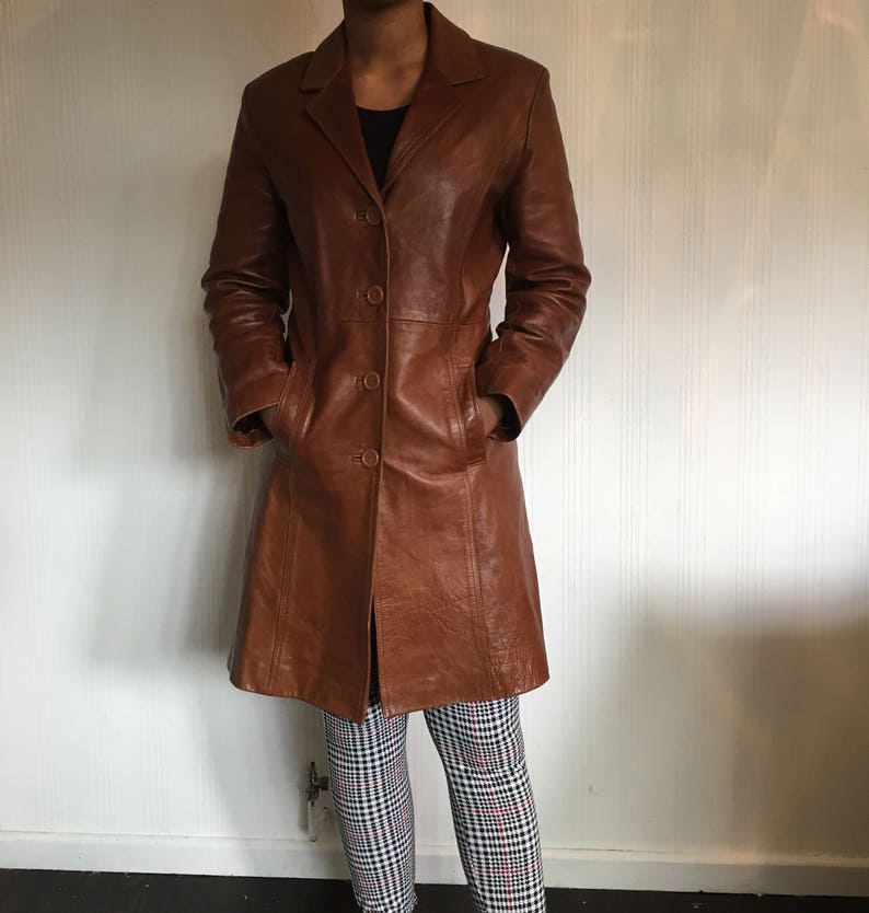 Vintage leather coat